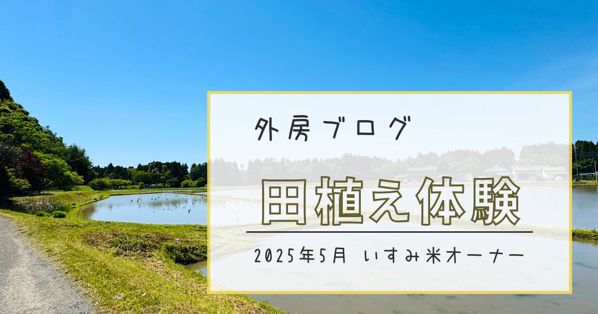 【無農薬の有機栽培】田植え体験にいってきました【ソトボンヌ】 -リアル多拠点日記