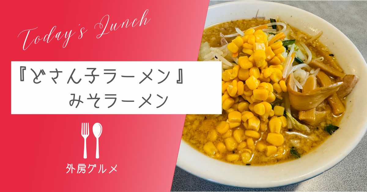 【どさん子界暫定１位】『どさん子ラーメン田尾店』みそラーメン【おさ】 -リアル多拠点日記